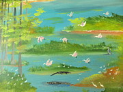 Marshland Beauty Painting # 335 Painting by Donald Northup