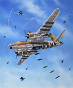 Martin B-26 Marauder Painting by Steve Ferguson Martin B-26 Marauder Painting by Steve Ferguson