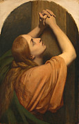 Mary Magdalene at the foot of the cross Painting by Ary Scheffer