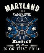 Maryland Cambridge Ice Hockey Digital Art by Active Artist