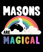 Masons Are Magical Digital Art by Flippin Sweet Gear