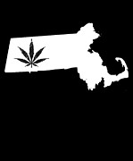 Massachusetts Weed 420 Digital Art by Flippin Sweet Gear