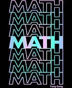 Math Retro Mathematics Digital Art by Flippin Sweet Gear