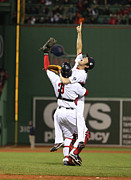 Matt Carpenter, David Ross, and Koji Uehara Photograph by Brad Mangin