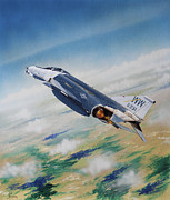 McDonnell Douglas F-4 Phantom II Painting by Steve Ferguson McDonnell Douglas F-4 Phantom II Painting by Steve Ferguson