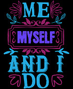Me myself and I do Digital Art by Jacob Zelazny