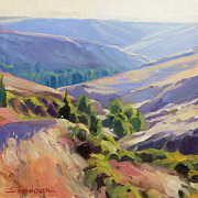 Meandering Landscape Painting by Steve Henderson