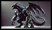 Mech Darkness Dragon Digital Art by Shawn Dall