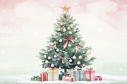 Mecielle Christmas 1 Digital Art by Mecielle Designs