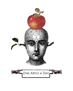 Medieval Apple Man Digital Art by Madame Memento