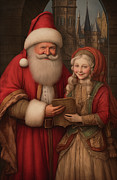 Medieval Claus Digital Art by Annalisa Rivera-Franz Medieval Claus Digital Art by Annalisa Rivera-Franz