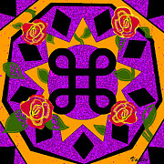 Meditation Mandala Painting by Vallee Johnson