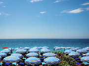 Mediterranean Umbrellas Photograph by Andrea Whitaker Mediterranean Umbrellas Photograph by Andrea Whitaker