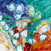 Mema's Favorite Flowers Painting by Bentley Davis Mema's Favorite Flowers Painting by Bentley Davis