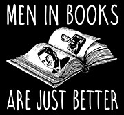 Men in Books Are Just Better Bookworm Digital Art by Jacob Zelazny
