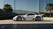 Mercedes CLK GTR. Performance. Digital Art by Marc Etherington