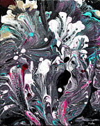 Mermaid Flowers Painting by Vallee Johnson
