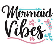 Mermaid Vibes Digital Art by Jacob Zelazny