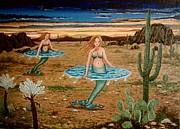 Mermaids traveling Painting by James RODERICK