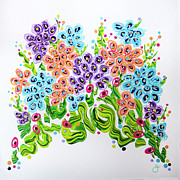 Miami Garden Painting by Jane Arlyn Crabtree Miami Garden Painting by Jane Arlyn Crabtree