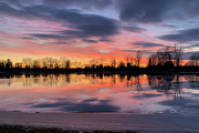 Michigan Winter Reflections Photograph by Jill Love