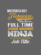 Microbiology Technician MultiTasking Digital Art by Job Shirts