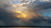 Mid-August Sunset Storm  Photograph by Ally White