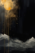 Midnight Glow Art Painting by Lourry Legarde Midnight Glow Art Painting by Lourry Legarde