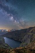 Milky Way Over Coumshingaun, Co Waterford - Portrait Version Photograph by Adrian Hendroff