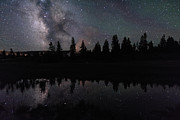 Milky Way Reflection, Yellowstone National Park Photograph by The Yellowstone Collection