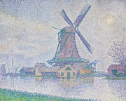 Mill of Edam - Paul Signac Digital Art by Samuel HUYNH