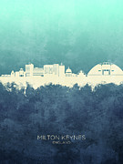 Milton Keynes England Skyline #22 Digital Art by Michael Tompsett