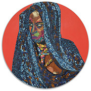 Mindfulness - The Muses Collection Tapestry - Textile by Apanaki Temitayo M