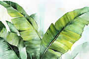 Minimalist Botanical Illustration Painting by Lourry Legarde