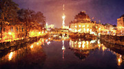 Mist of Impressionism. Berlin. Mixed Media by Alex Mir Mist of Impressionism. Berlin. Mixed Media by Alex Mir