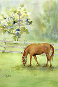 Misty Morning, cropped Painting by Amy Kirkpatrick