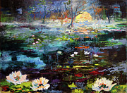 Misty Morning in The Swamp Painting by Ginette Callaway