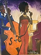 Mo JAZZ Painting by Angie ONeal Mo JAZZ Painting by Angie ONeal
