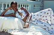 Model Beverly Johnson Wearing Arpeja Photograph by Rico Puhlmann