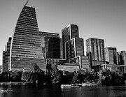 Modern Austin Texas Cityscape in Black and White Photograph by Brigitte Blanchette Thompson Modern Austin Texas Cityscape in Black and White Photograph by Brigitte Blanchette Thompson