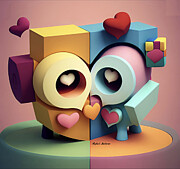 Modern Ode to Affection Digital Art by Rafael Salazar Modern Ode to Affection Digital Art by Rafael Salazar