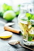 Mojito cocktail closeup on dark background Photograph by Jelena Jovanovic Mojito cocktail closeup on dark background Photograph by Jelena Jovanovic