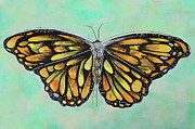 Monarch Butterfly Painting by Kathy Pope