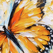 Monarch Wings Painting by Tina LeCour