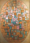 Mondrian Tableau, 1914 Painting by Piet Mondrian