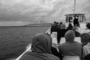 Monotone Encounter - Ferry Ride to Mackinac's Bridge Photograph by Brigitte Blanchette Thompson Monotone Encounter - Ferry Ride to Mackinac's Bridge Photograph by Brigitte Blanchette Thompson