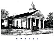Monteo Baptist Church Digital Art by Long Shot