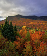 Moody Autumn Morning Kancamagus Highway Photograph by Dan Sproul