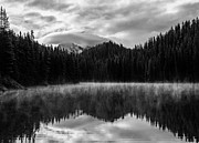 Moody Black And White Lake Reflection Photograph by Dan Sproul Moody Black And White Lake Reflection Photograph by Dan Sproul