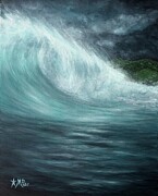 Moody Malesso Painting by Michelle Pier